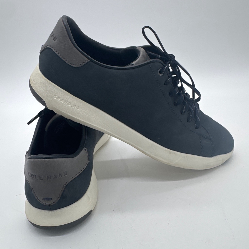 COLE HAAN GrandPro Tennis Sneakers Size 9M Blue Grey